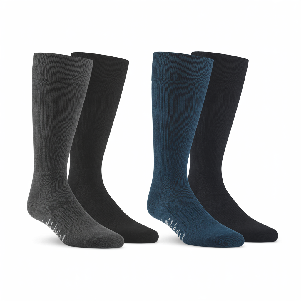 FOOT LOVE Travel Love Compression Socks 2-Pack